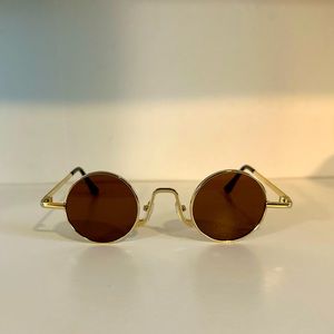 Small Rounded Steampunk shaped sunglasses
